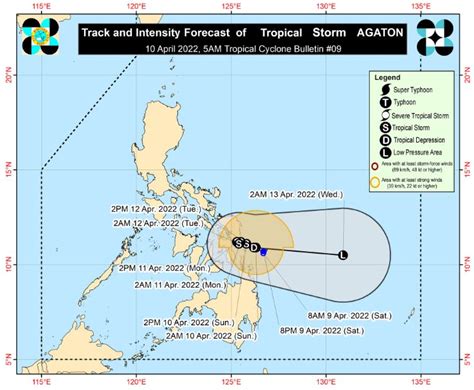 bagyong agaton date|Republic of the Philippines DEPARTMENT OF SCIENCE AND .